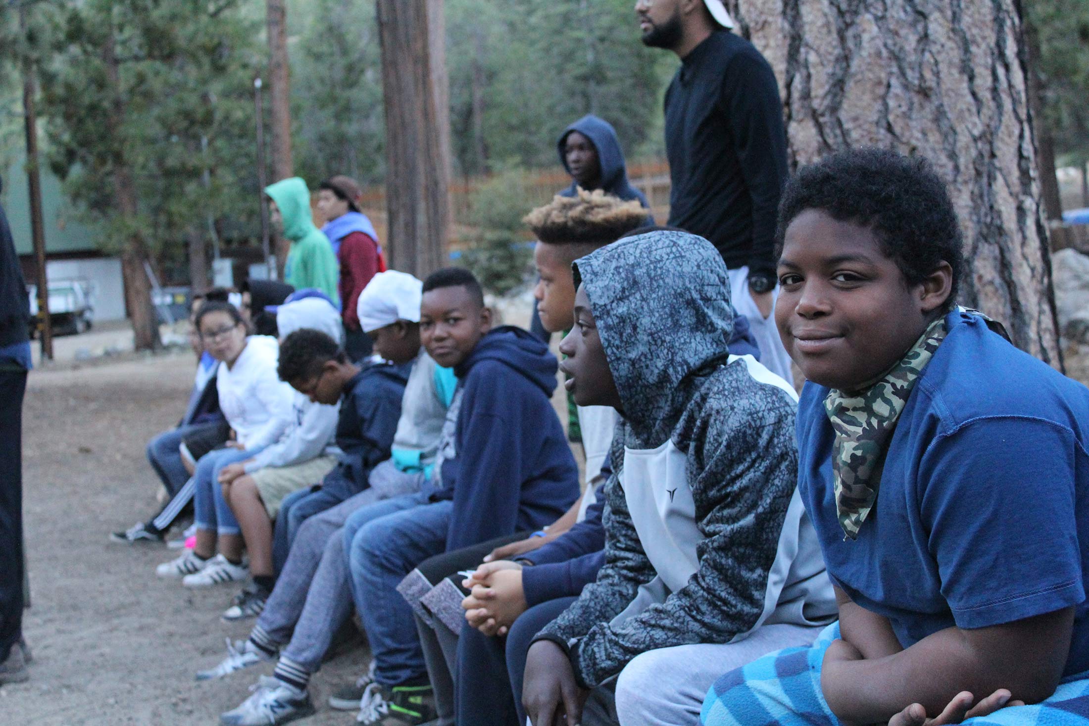 Students at camp